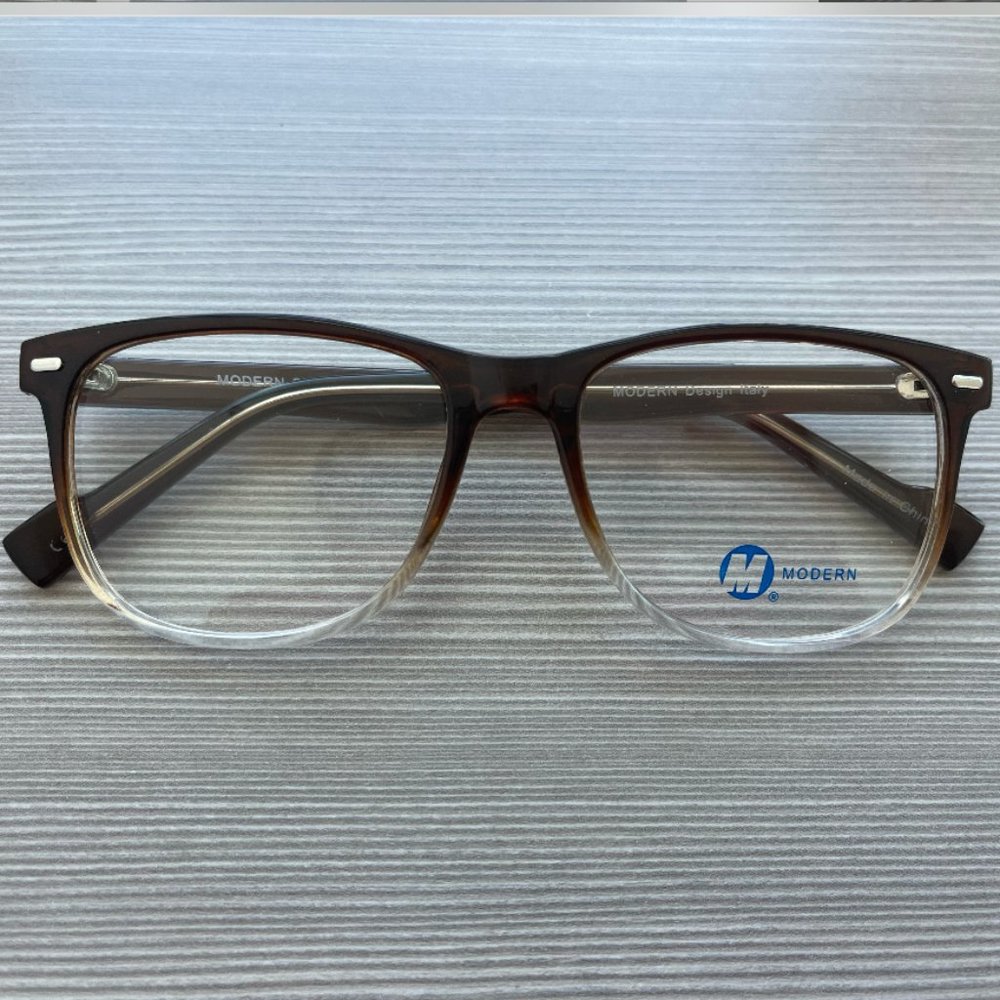 Modern Optical Surreal Frame- Brown Fade